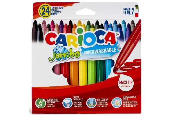 CARIOCA Tusch Maxi Tip – 24 stk – Assorterede farver