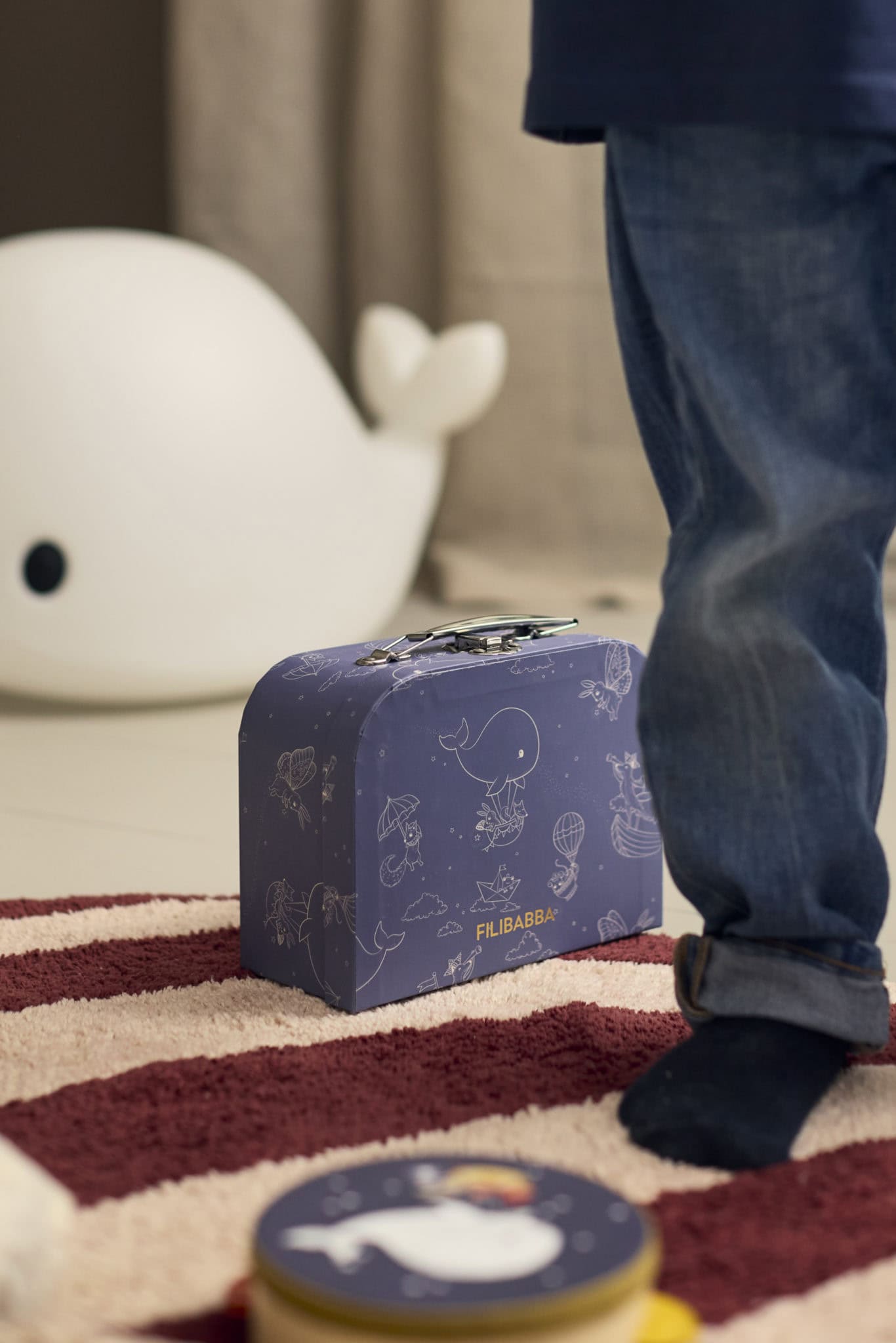 Filibabba Legekuffert – Mine første instrumenter i træ (Xylofon, Kastanjetter & Tamburin)