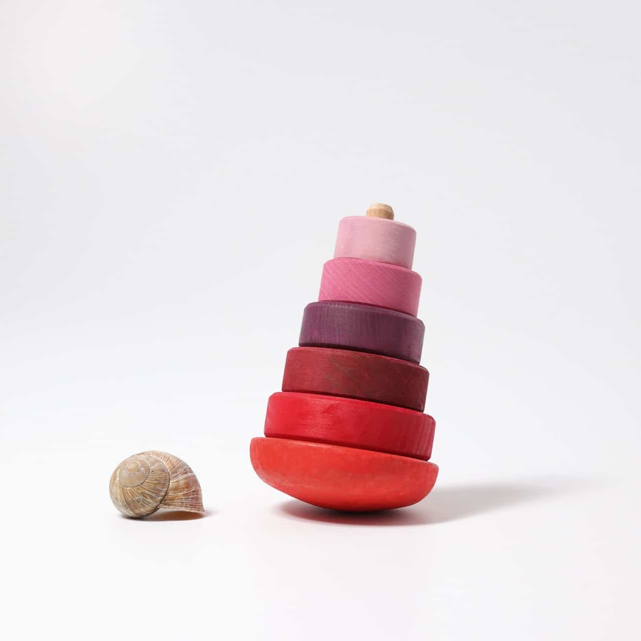 Grimms - Pink Wobbly Stacking Tower
