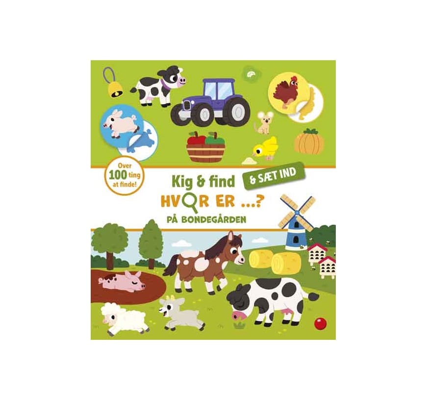 Kig og find og sæt ind - På bondegården
