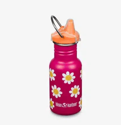 Klean Kanteen - Kid Classic Narrow 355ml (w Kid Sippy) Happy Flowers