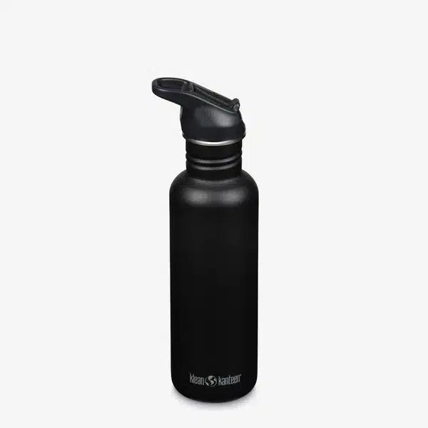 Klean Kanteen drikkedunk - Classic 800ml (w Flip Seal Sport) Black