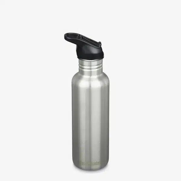 Klean Kanteen drikkedunk - Classic 800ml (w Flip Seal Sport) Brushed Stainless