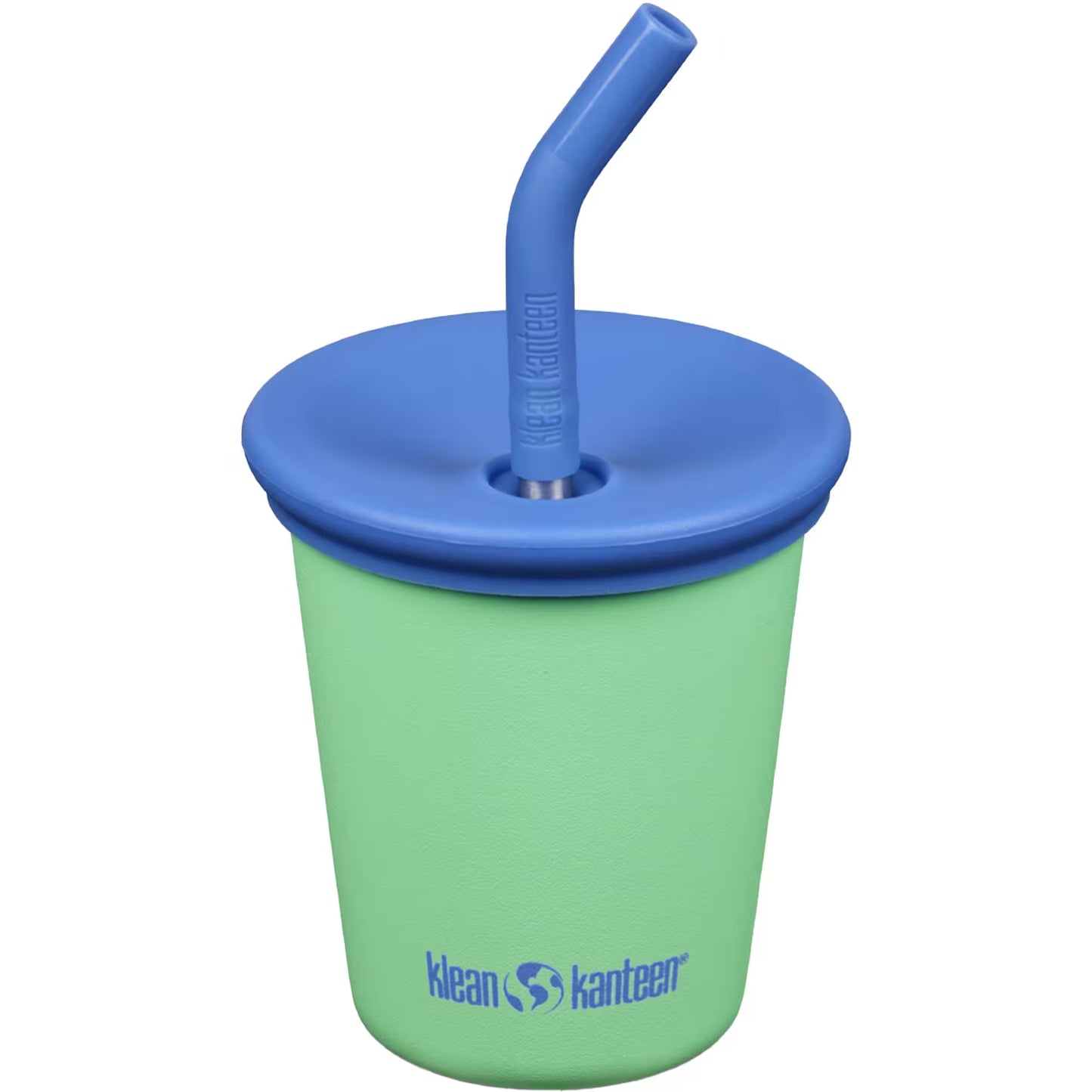 Klean Kanteen Kid Cup Børnekop 296 ml – Spring Bud – Rustfrit Stål & Sugerør