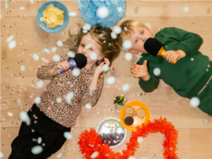 Lalarma Glitter Groove Mikrofon – Lilla