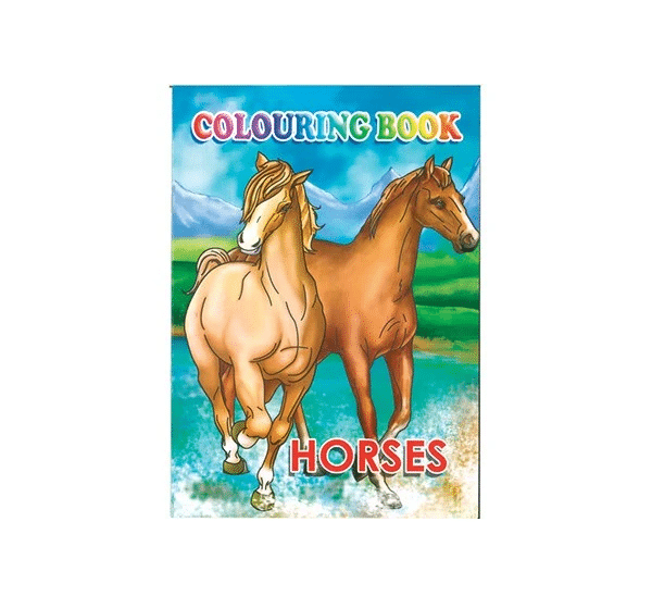 Malebog A4 Horses 16 sider