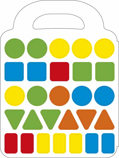 Malebog med klistermærker: Ræv