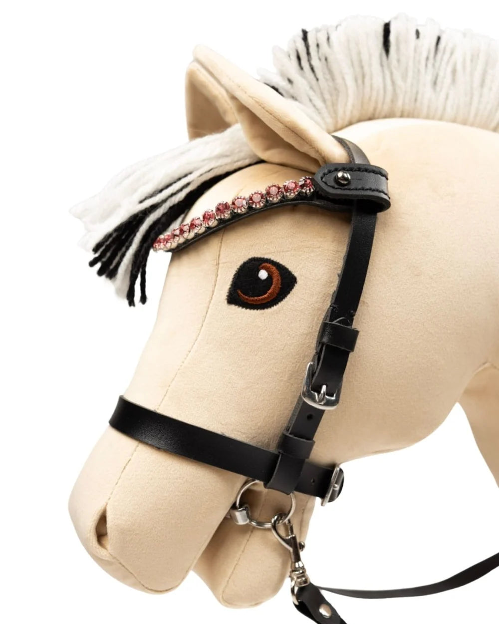My Hobby Horse - Pandebånd med pink sten til kæphest