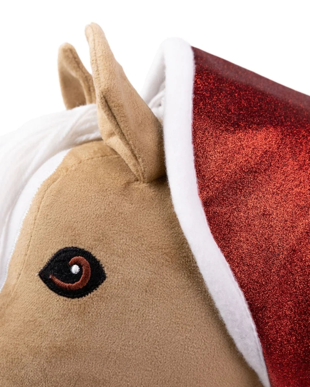 My Hobby Horse - Rødt glitter juledækken til kæphest