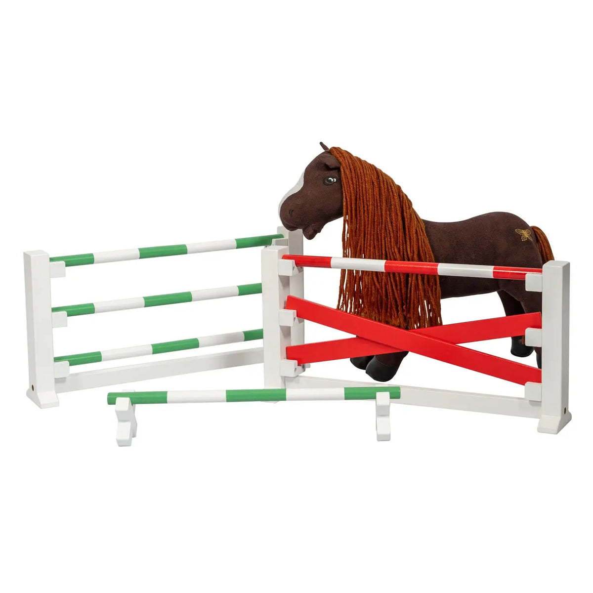 byASTRUP - Spring til krammepony – Klassisk grøn og hvid