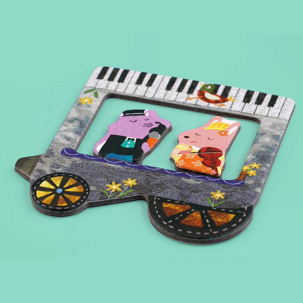 mierEdu Magnetisk Rejsesæt – Biler | Kreativt legesæt til børn