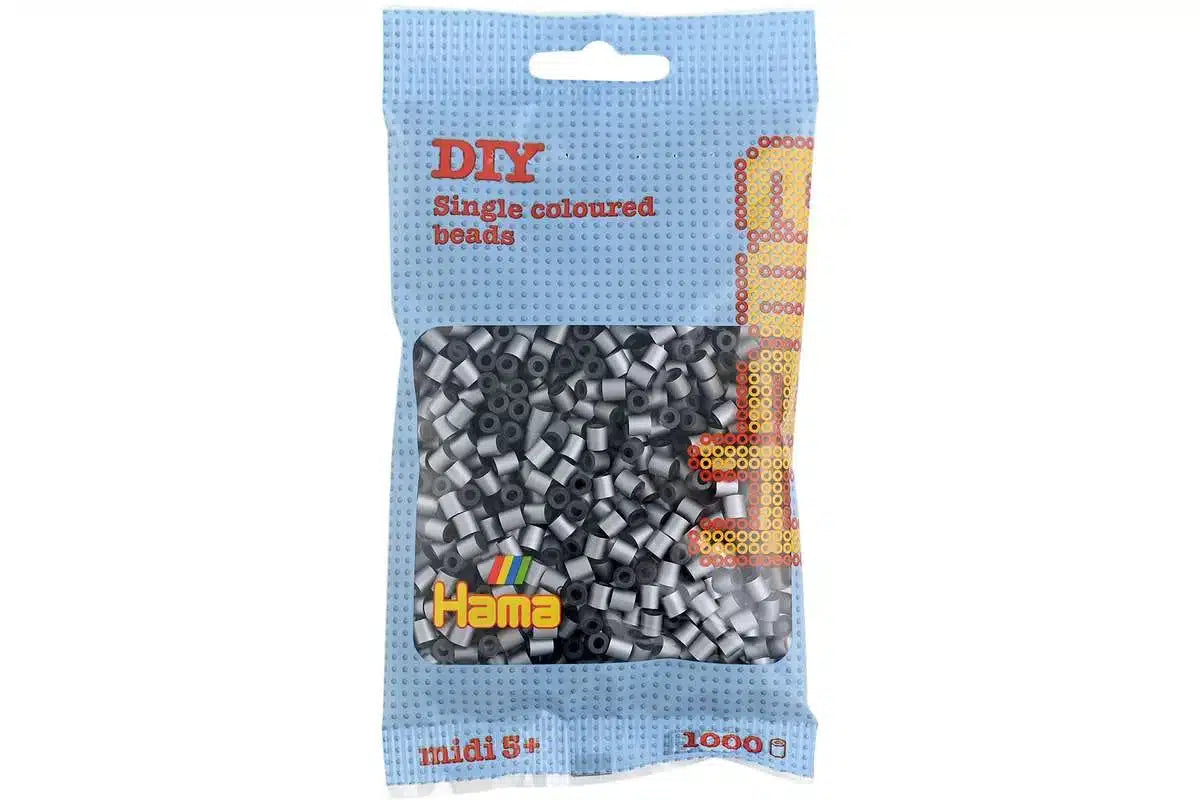 HAMA - Hama midi perler 1000 stk. sølv (62)
