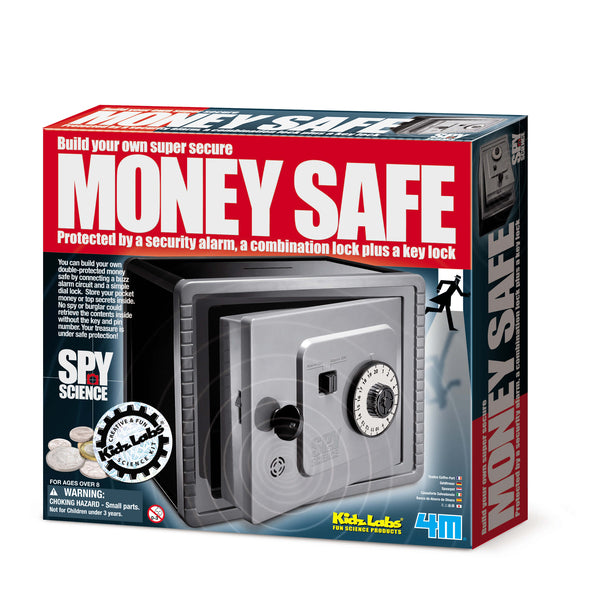 4M - KidzLabs Money Safe – Byg dit eget pengeskab med alarm