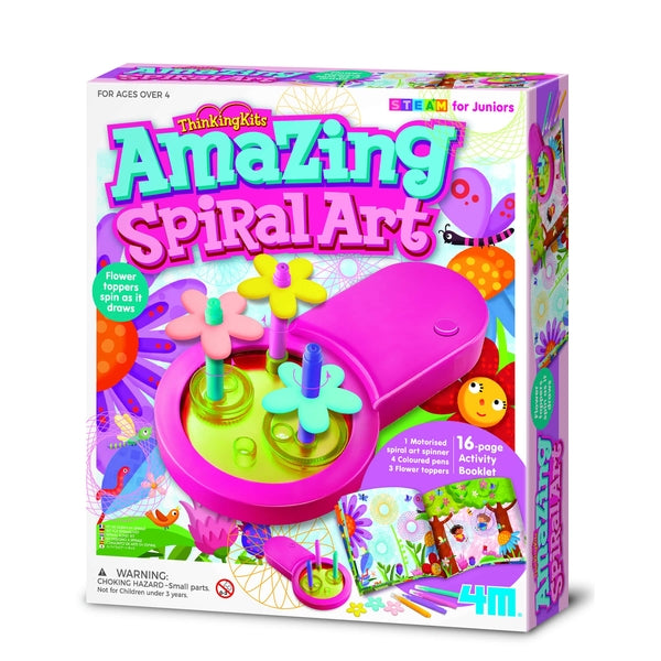 4M - ThinkingKits Amazing Spiral Art – Kreativt tegnesæt