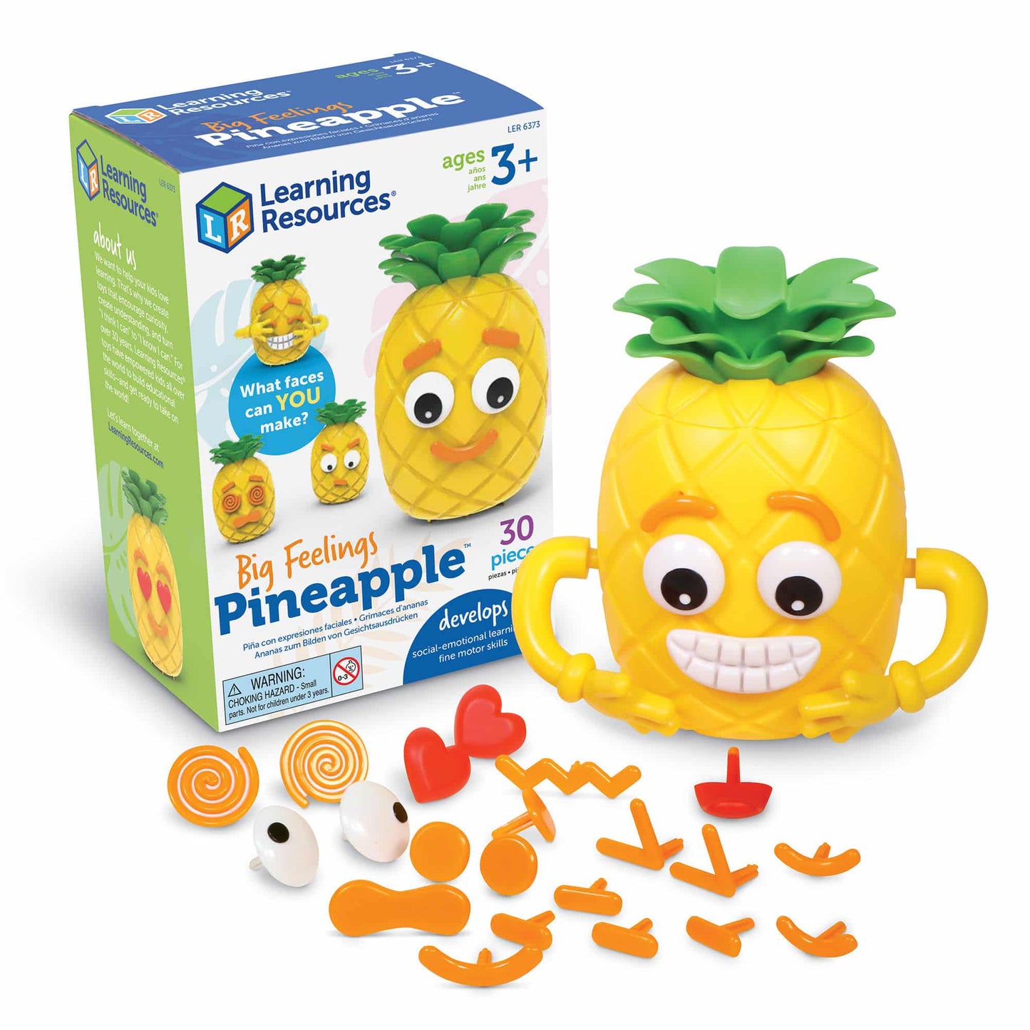 LEARNING RESOURCES - Learning Resources Lær om følelser - Aktivitetssæt m. ananas