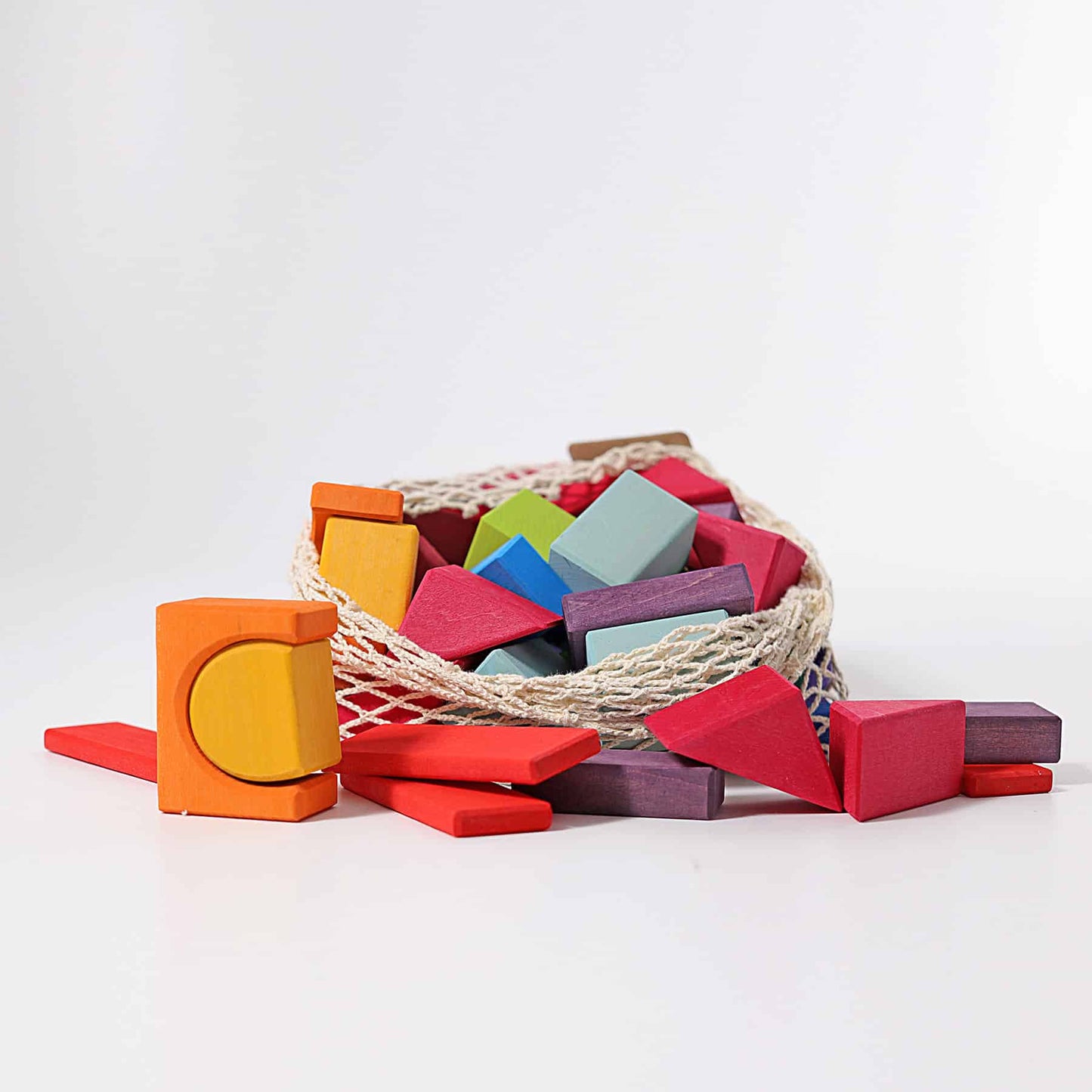 Grimms - 60 Colored Geo-Blocks