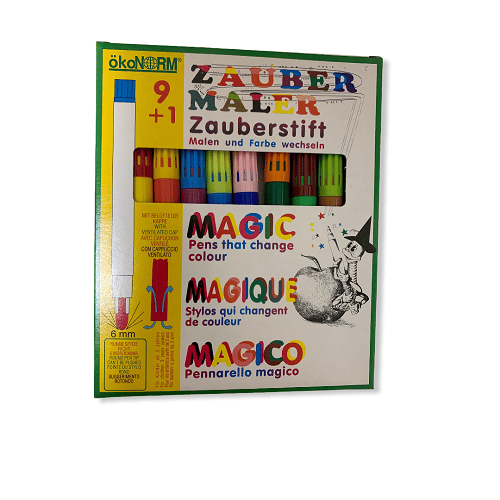 ÖkoNORM tuscher 9 farver + 1 magisk tusch
