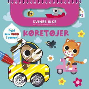 Magisk malebog for de mindste: køretøjer