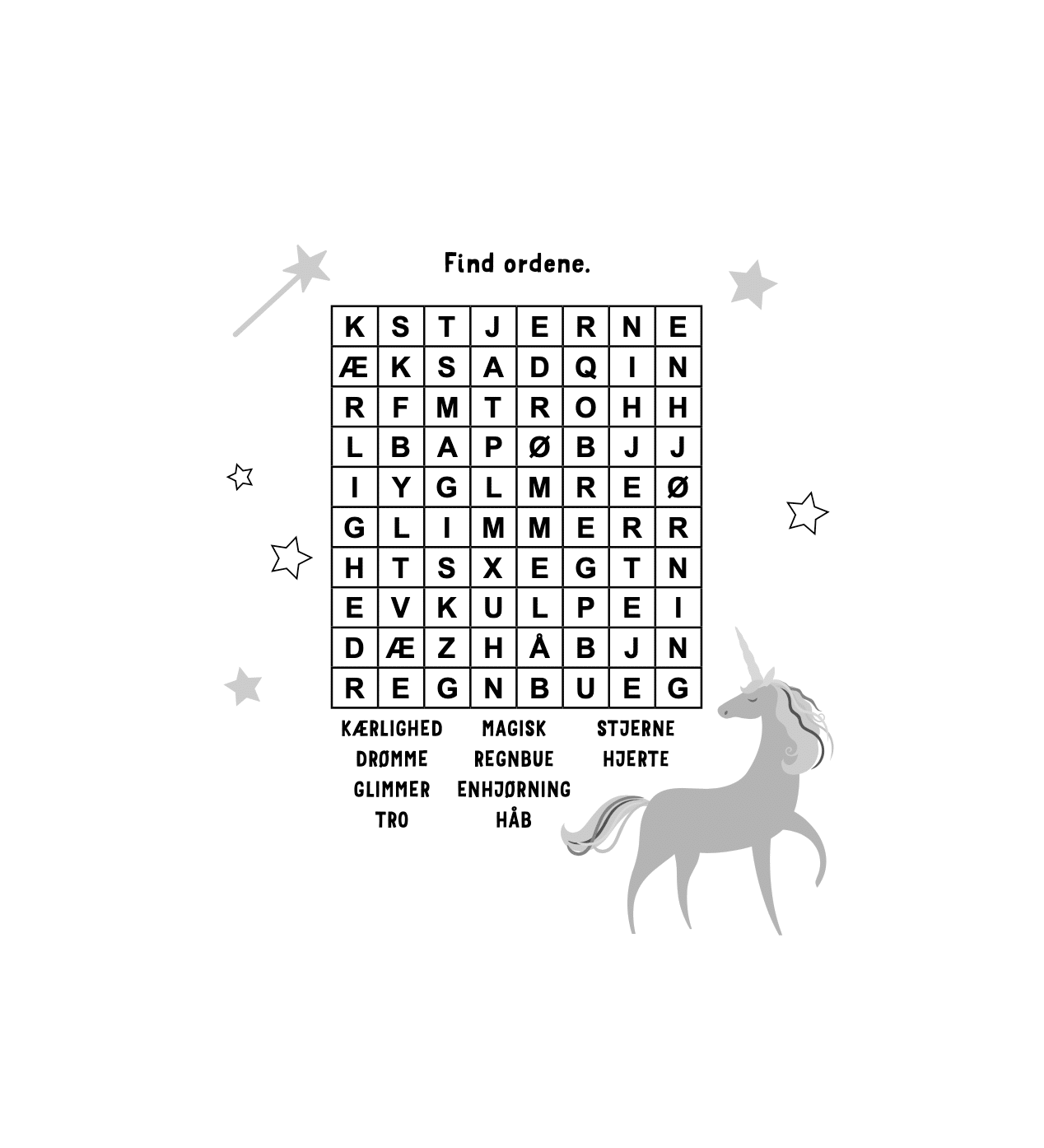 Aktivitetsbog med blyanter: Totalt magisk