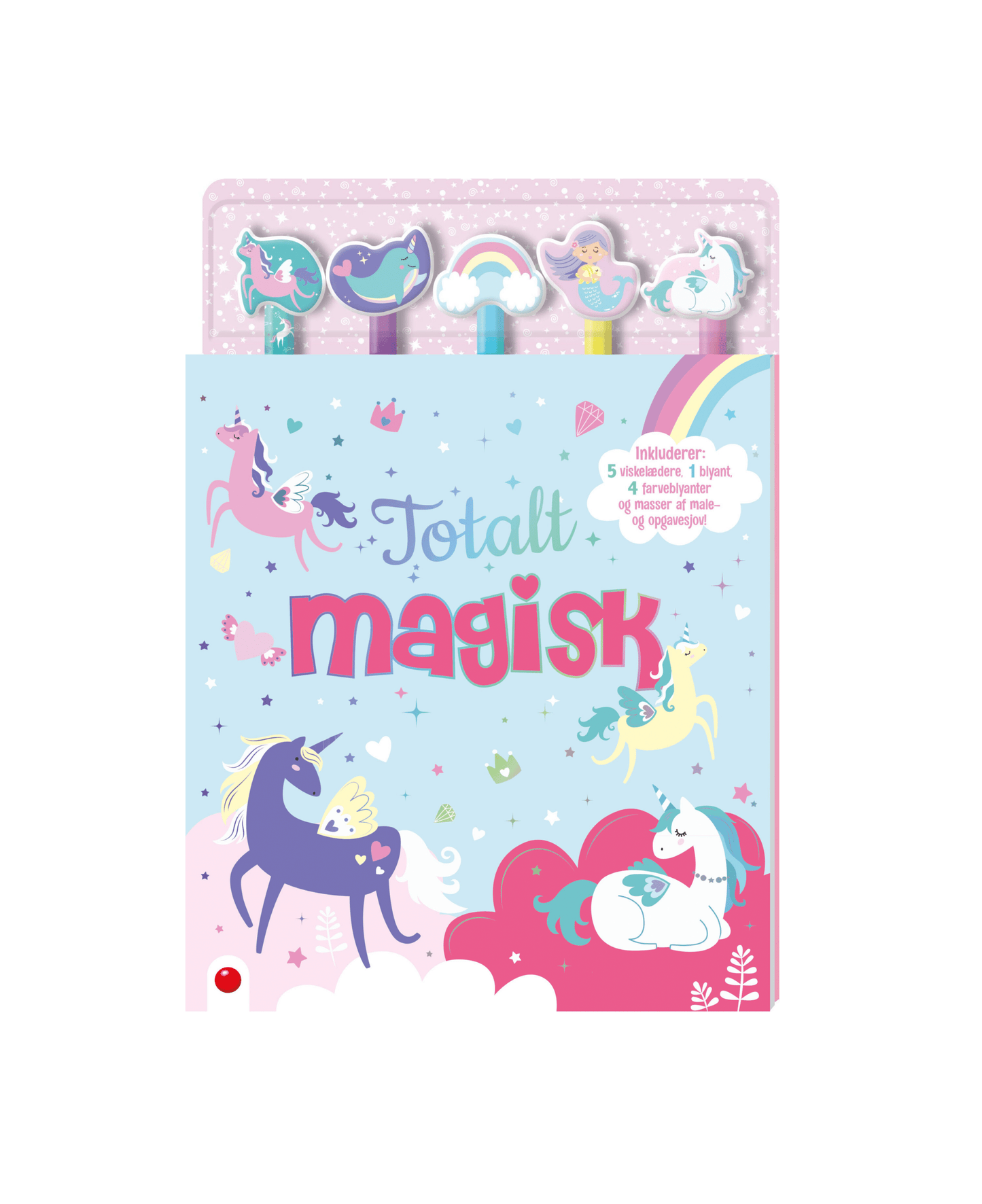 Aktivitetsbog med blyanter - Totalt magisk