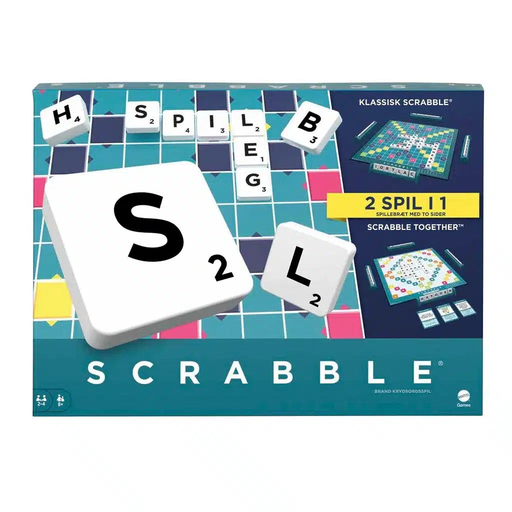 Brætspil - Scrabble ORIGINAL Denmark