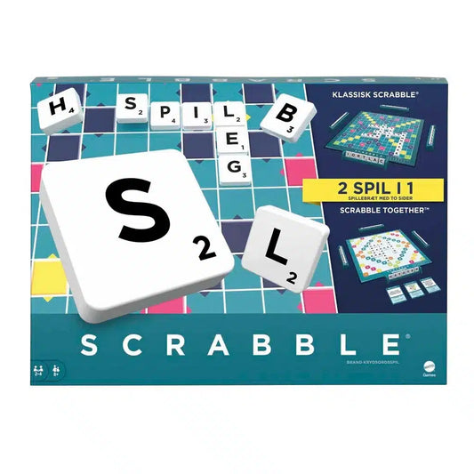 Brætspil - Scrabble ORIGINAL Denmark