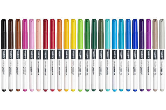 CARIOCA PLUS Prisma Tusch – 24 stk – Assorterede farver i æske