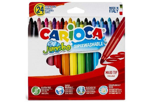 CARIOCA Tusch Maxi Tip – 24 stk – Assorterede farver