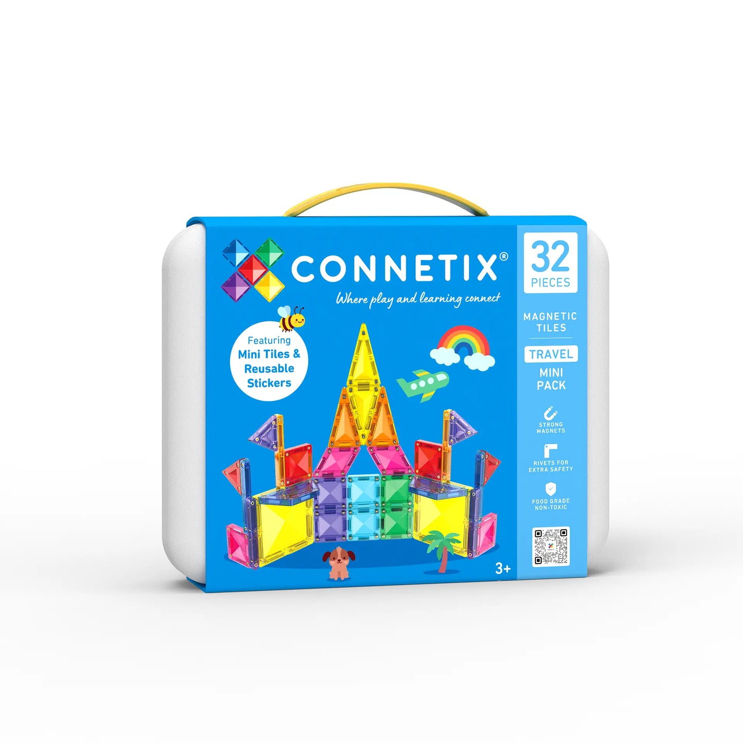 CONNETIX Travel Mini Pack – 32 dele i praktisk rejsekuffert