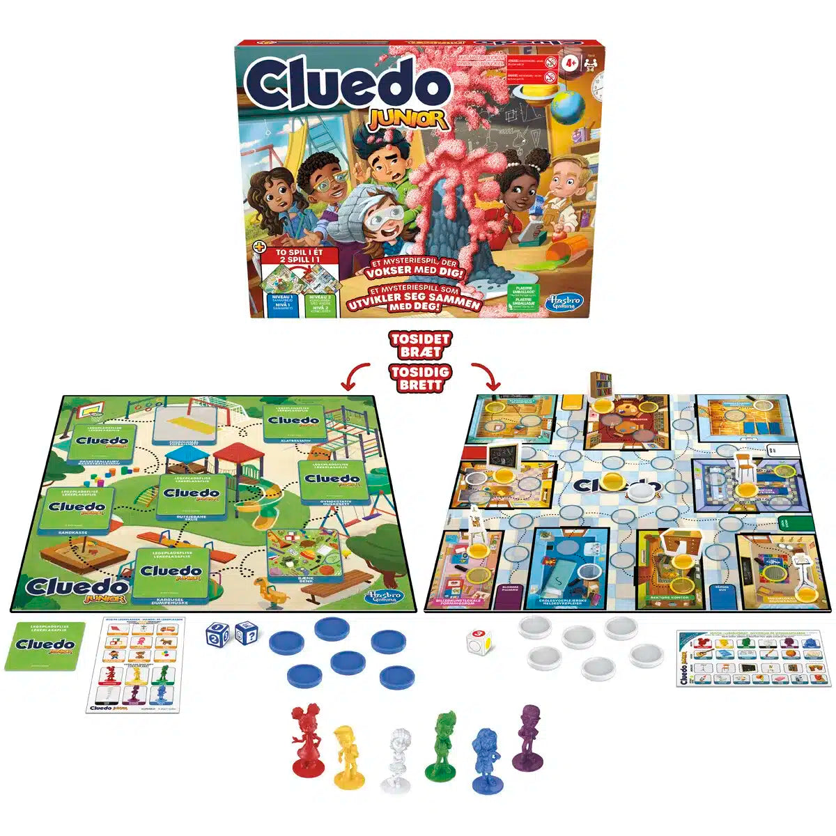 Cluedo Junior DK/NO – Klassisk Mysteriumsspil for Børn