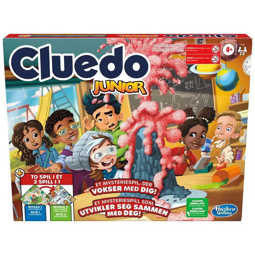 Cluedo Junior DK NO – Klassisk Mysteriumsspil for Børn