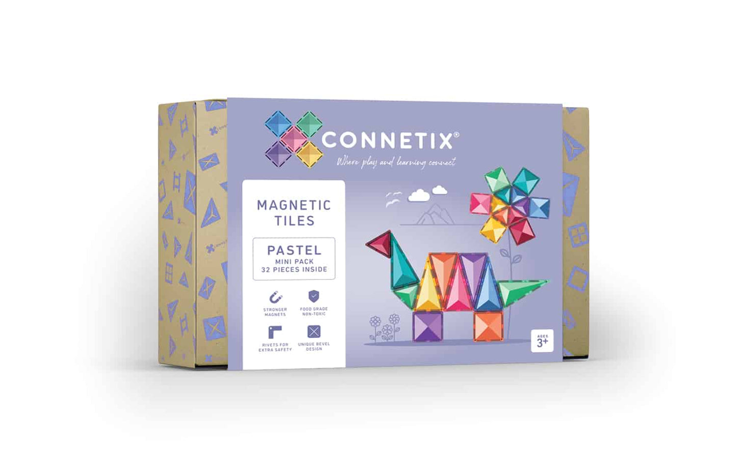 Connetix - 32 dele Pastel Mini Pack