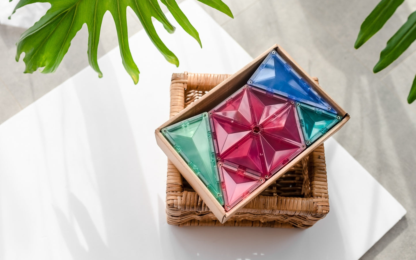 Connetix - 40 dele - Gemometry Pack Pastel - Magnetsæt