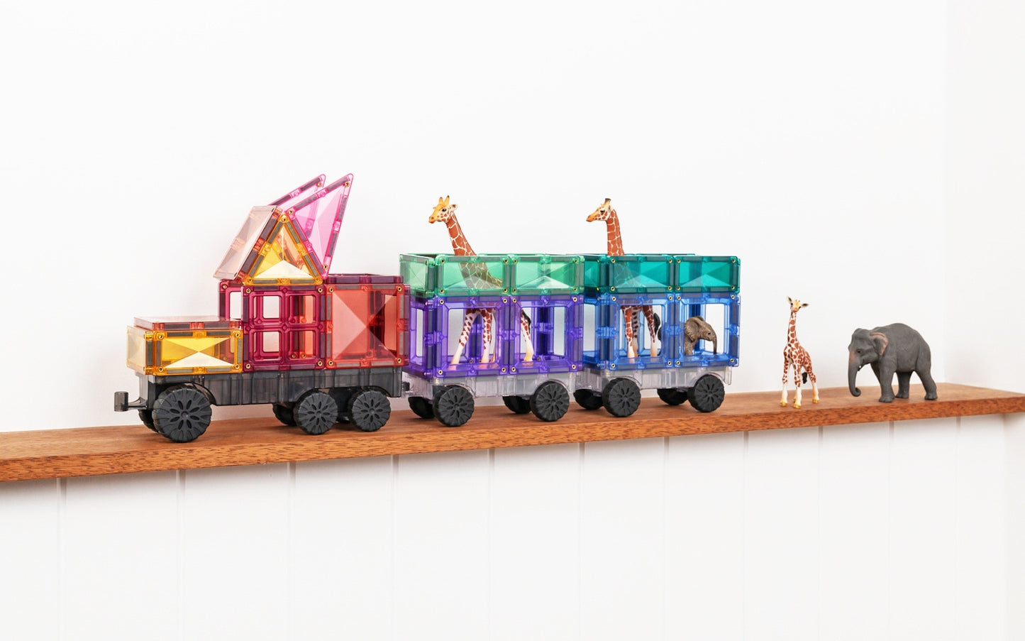 Connetix - 50 dele - Pastel Transport Pack