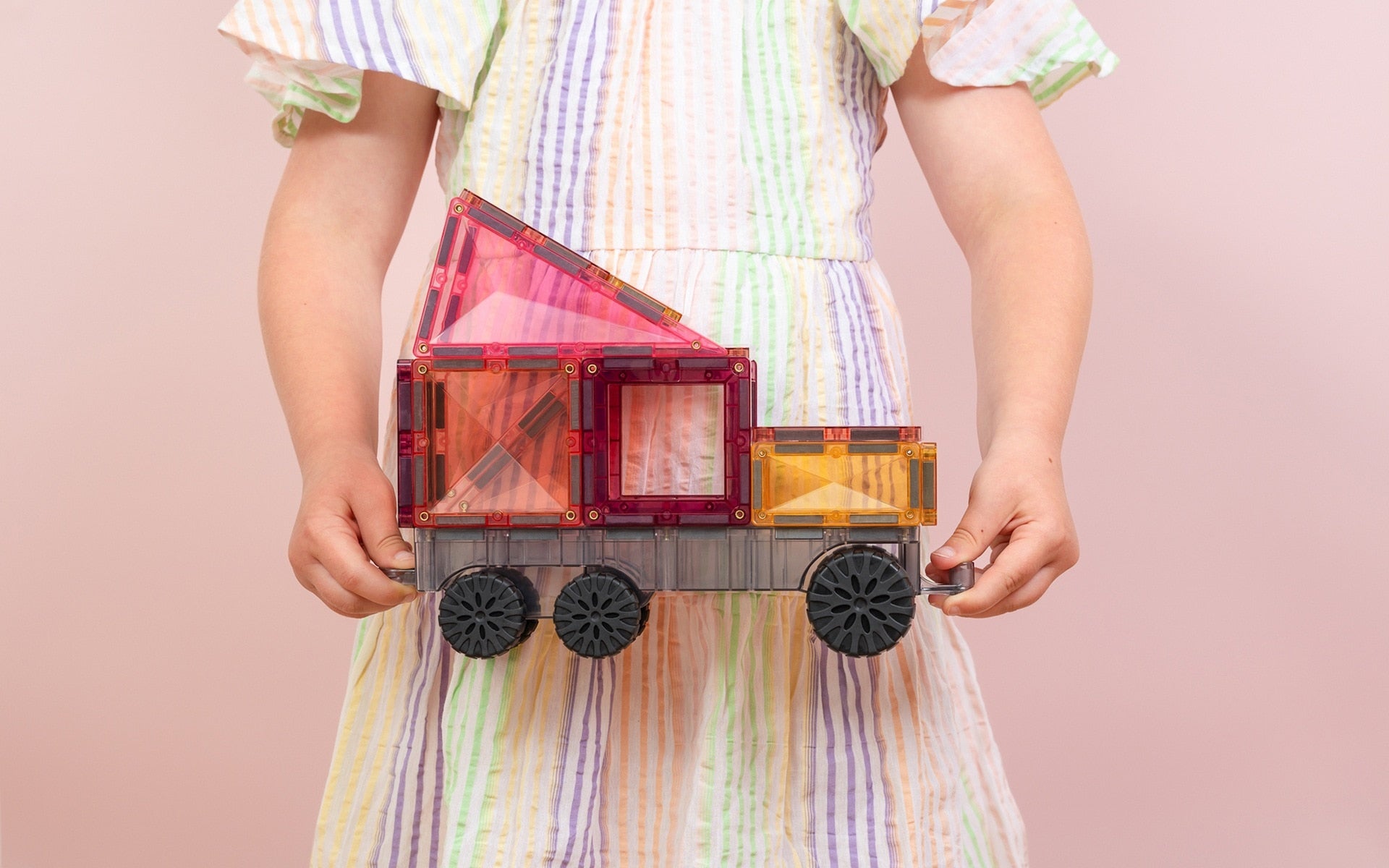 Connetix - 50 dele - Pastel Transport Pack