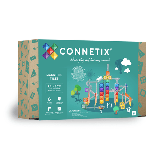 Connetix - 92 dele – Magnetisk kuglebane til børn