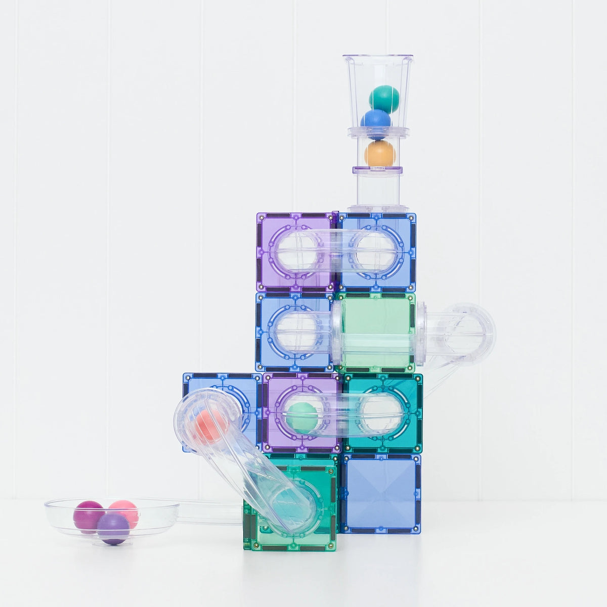 Connetix - Pastel Ball Run Pack Kuglebane – 114 dele