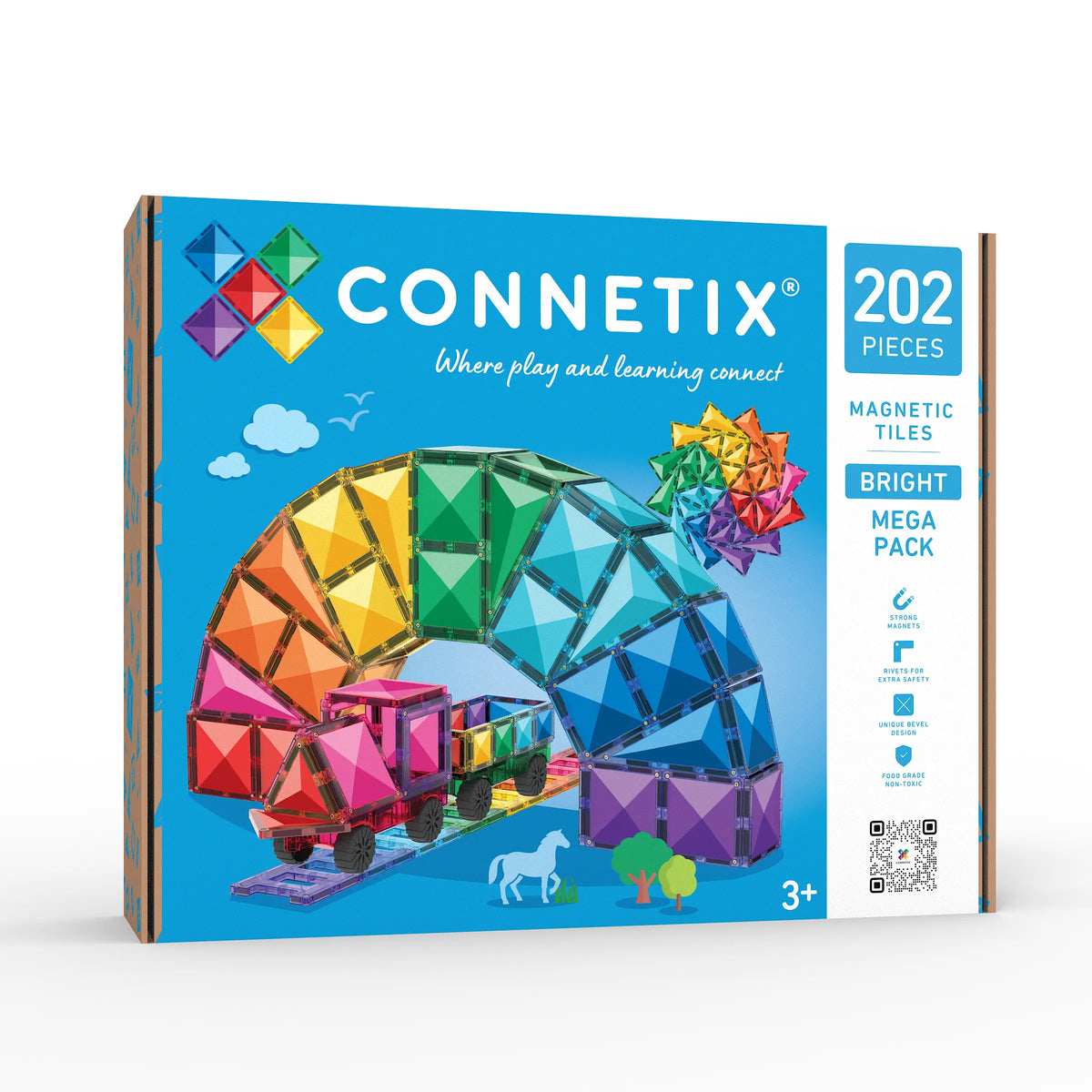 Connetix - Rainbow Mega Pack – 202 dele