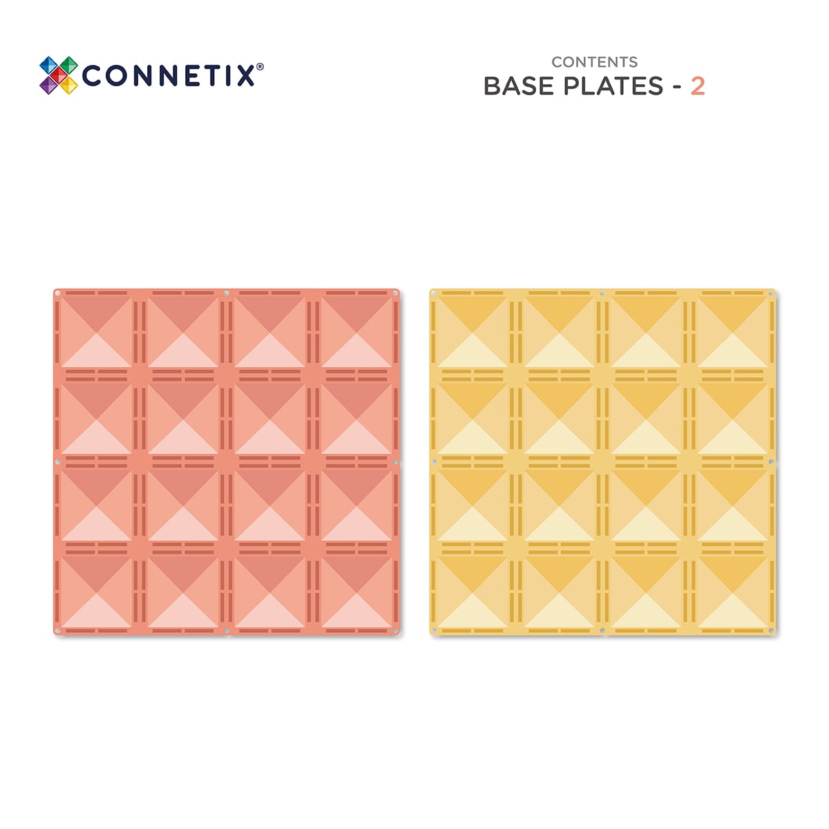 Connetix - 2 Dele - Lemon & Peach Pack
