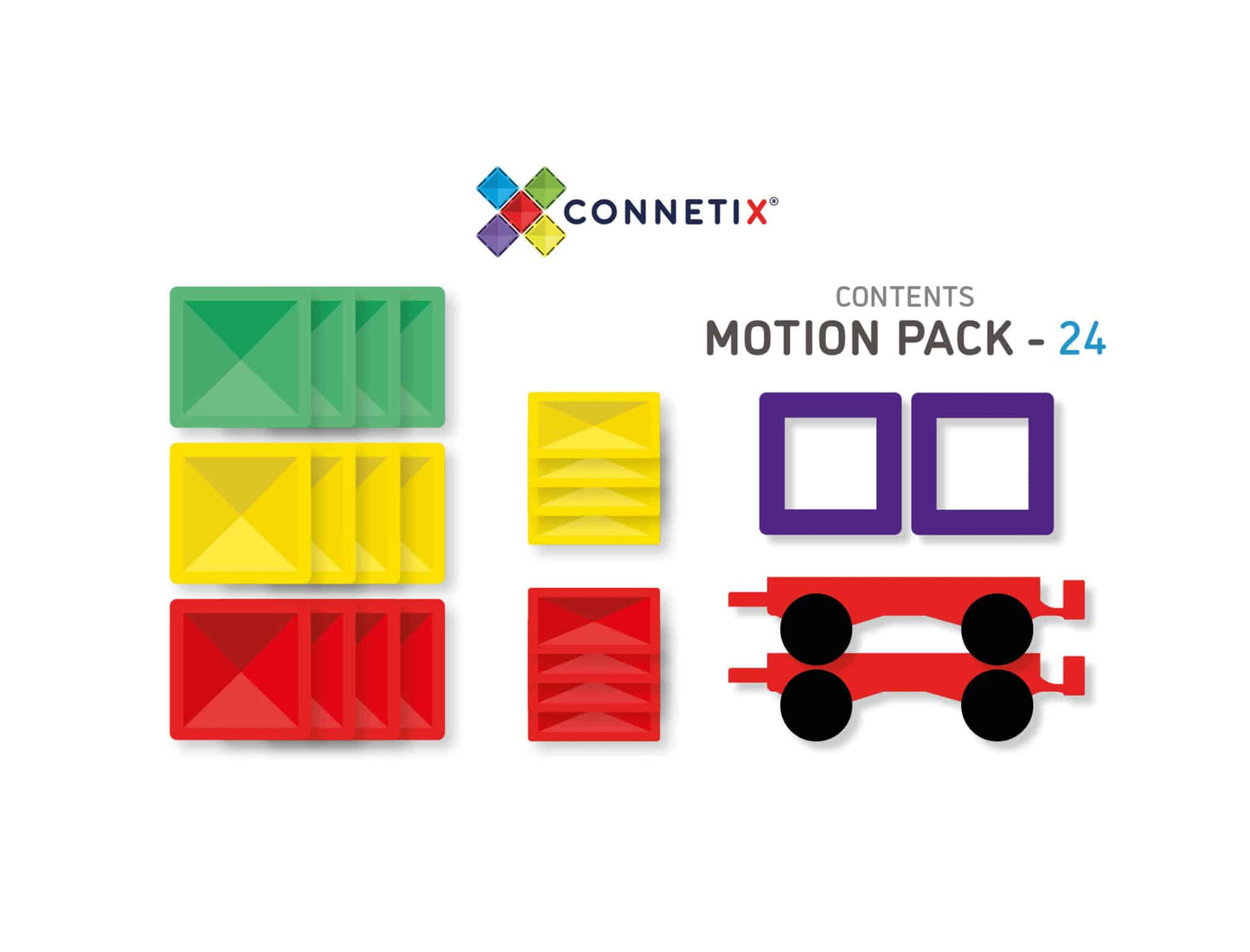Connetix - 24 dele - Motion Pack