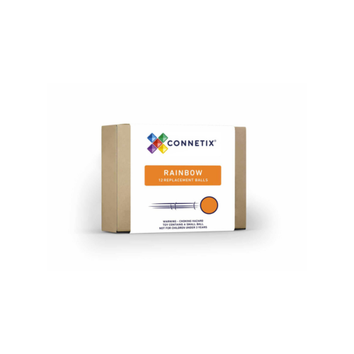 Connetix – 12 dele - kugler regnbuefarve