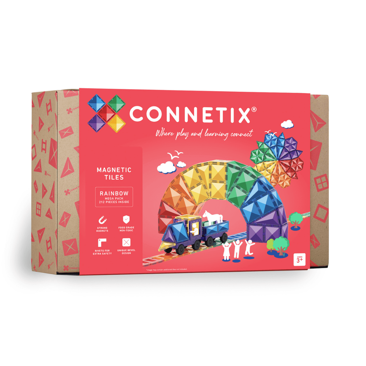 Connetix – 212 dele - Mega Pack - Magnetsæt