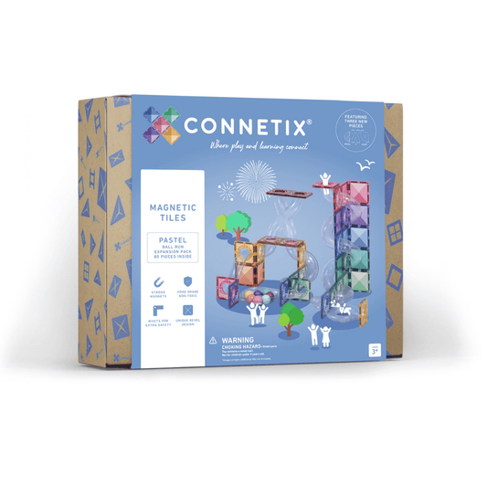 Connetix – Magnet kuglebane udvidelsespakke - 80 dele