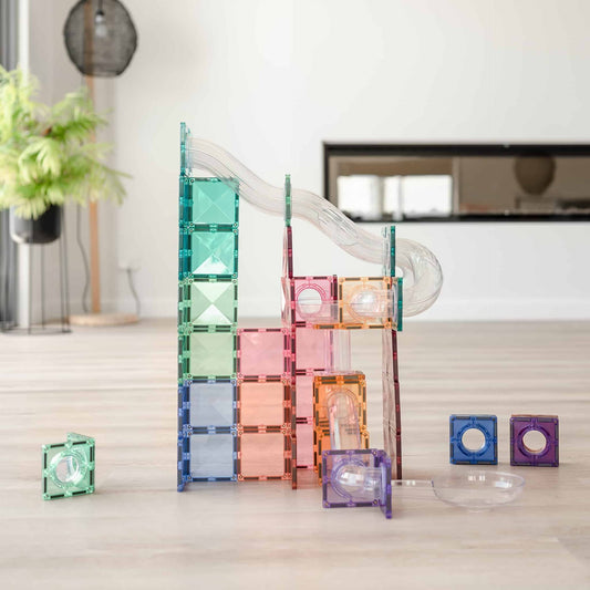 Connetix – Magnet kuglebane udvidelsespakke - 80 dele