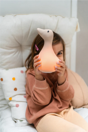 Flow Amsterdam – Liva Natlampe (Beige) – Silikone Nattelys med 7 Farver & Timer