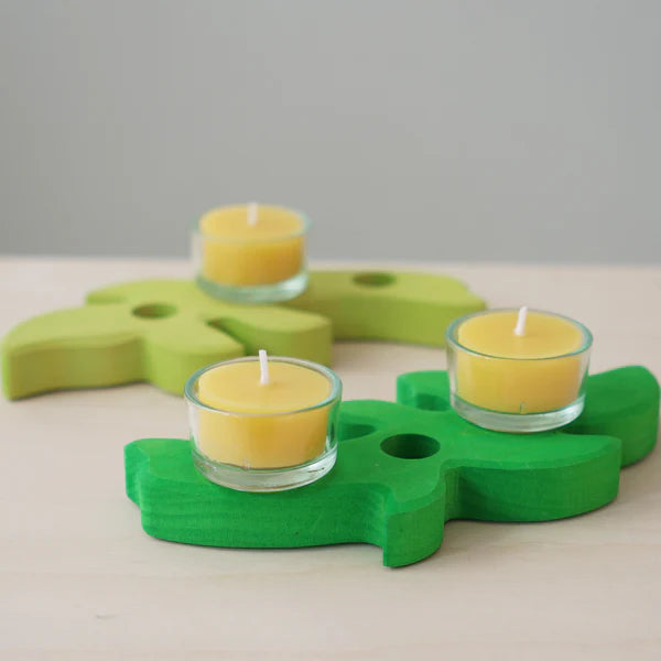 Grimm’s fyrfadsstage i glas – pakke med 5 stk