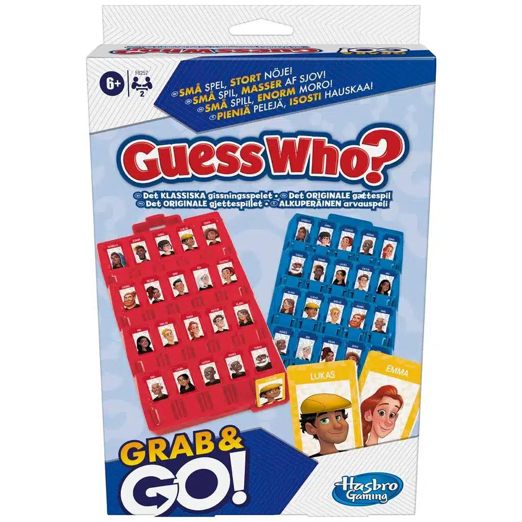Guess Who Grab & Go DK NO SE FI – Klassisk Gætteleg i Rejseudgave