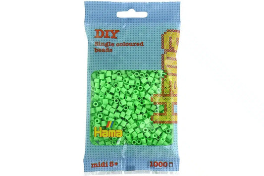 HAMA - HAMA Hama midi perler 1000stk pastel grøn (207-47)