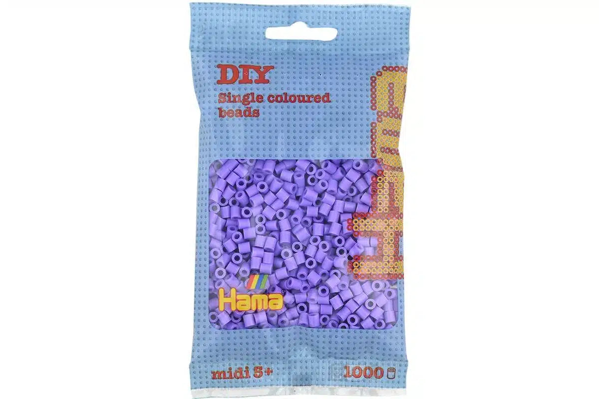 HAMA - HAMA Hama midi perler 1000stk pastel lilla (207-45)