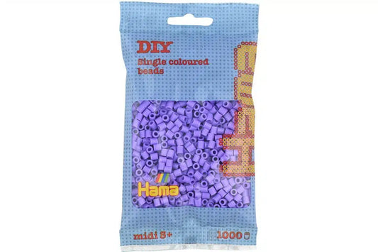 HAMA - HAMA Hama midi perler 1000stk pastel lilla (207-45)